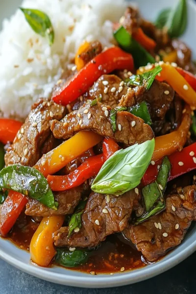 Thai Basil Beef: Irresistibly Savory & Fast Homemade Delight 39 Thai Basil Beef First Image First Image